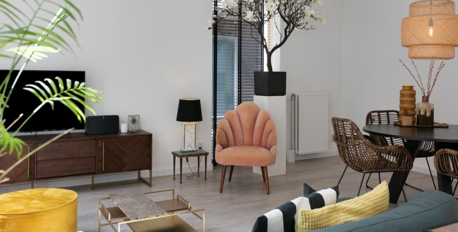 Stijlvolle meubels uit het luxe woonproject met aandacht voor comfort