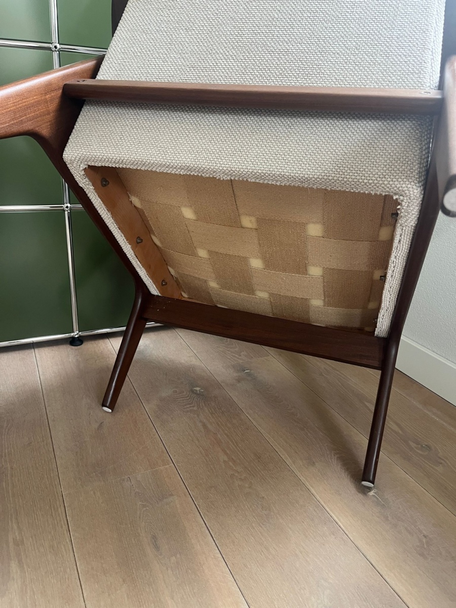 Fauteuil Louis van Teeffelen – vintage teak loungefauteuil uit de jaren 60