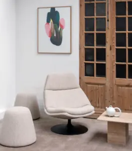 Artifort F510 sculpturale designfauteuil als statement piece in modern interieur