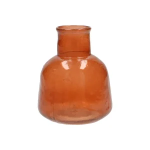 Mijn Favoriete Duurzame Interieuritems vaas oranje gerecycled glas