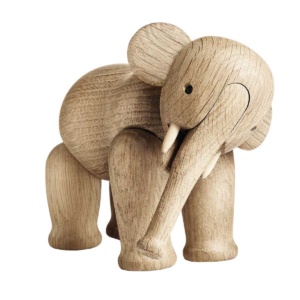 Interieurdecoratie met dierfiguren – stijlvol en modern – Dieren design items – Mister Design – Decoratieve design accessoires in dierenvorm hout olifant Kay Bojesen
