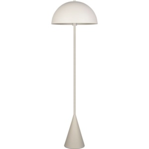 Ingetogen vloerlamp Allan in beige tint, slanke moderne vorm – Japandi vloerlamp de interieurcharmeur mister design 