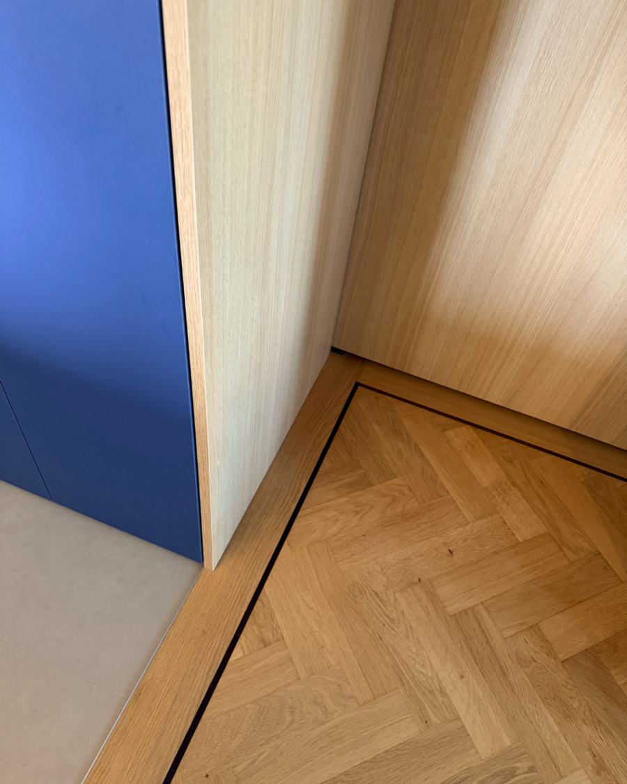 visgraat vloer keuken detail maatwerk