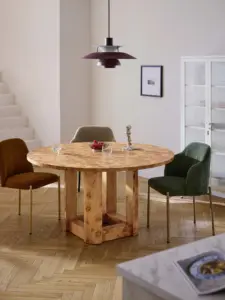 burlwood westwing edward dining table notenhout eettafel interieurcharmeur rotterdam
