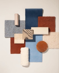 kleur materiaal advies interieur rotterdam blauw wit oranje alpi sotsass