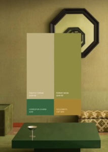 60-30-10 regel interieuradvies kleuren mos groen geel rood blauw