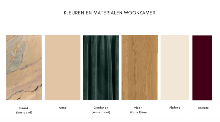 materiaalstaat interieurontwerp