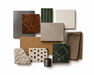 kleuradvies materialboard interieur rotterdam