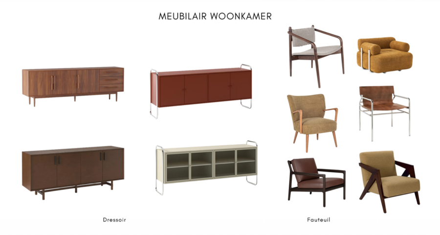 meubilair woonkamer fauteuil dressoir interieuradvies rotterdam