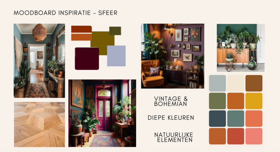 moodboard sfeer interieurontwerp rotterdam