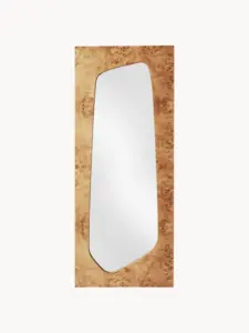 Langgerekte wandspiegel Folia van 135 cm hoog voor slaapkamer of entree